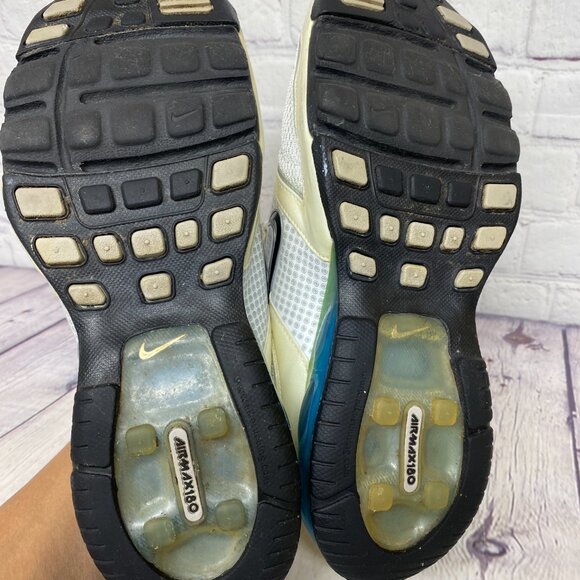 Nike Air Max 180 Running Shoes Women Size 8 White 314017-102 June 2006 Sneakers - Picture 5 of 9